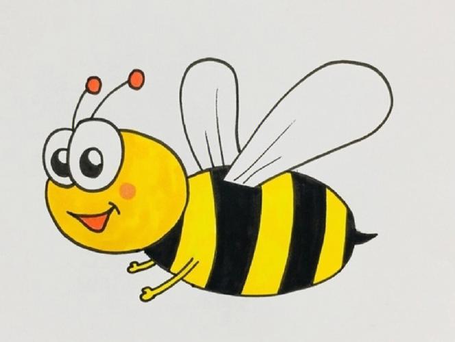 蜜蜂简笔画的相关图片